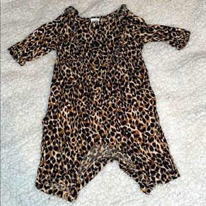 Leopard romper